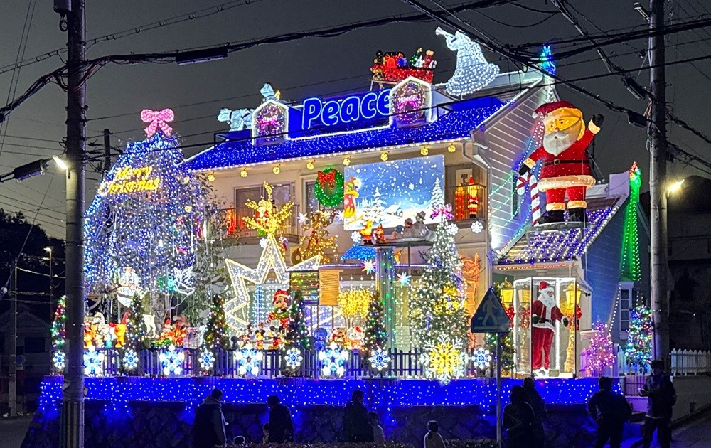 中古　クリスマスイルミネーション　リボンベル2点　値引不可 平和住宅プロデュースのクリスマスイルミネーション 2025🎄 | ブログ